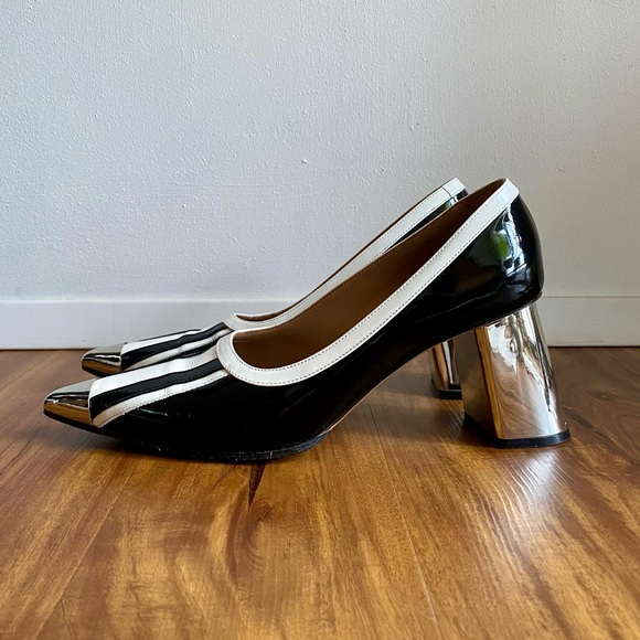 MARNI Patent Leather Block Heels - Picture 3 of 15